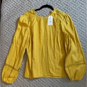 Yellow Women's Top- Size Medium